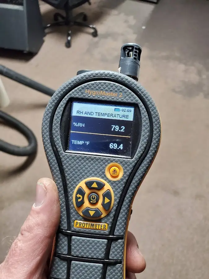 Moisture meter humidity assessment for Fire & Smoke Damage Restoration in Falmouth